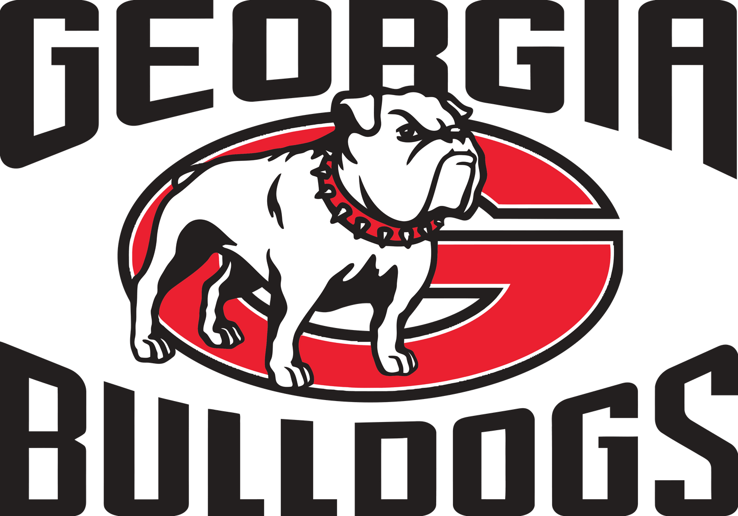 Georgia Logo with Original Bulldawg