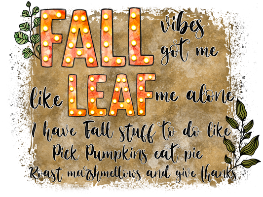 Fall Vibes got me…..