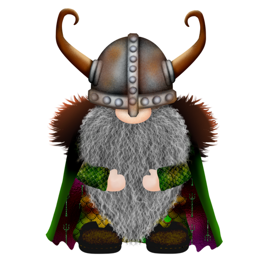 Gnome with Green Cloak