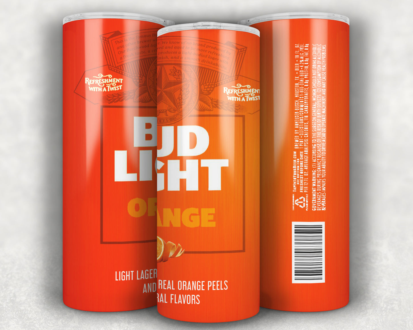 Bud Light Can - Orange