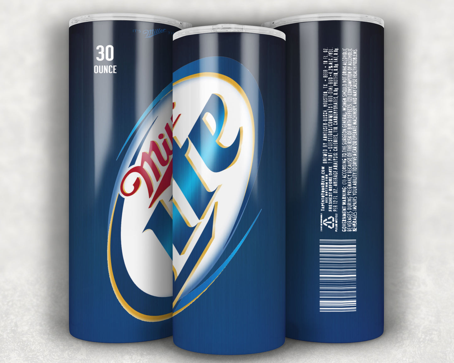 Miller Light - Blue Can 30oz