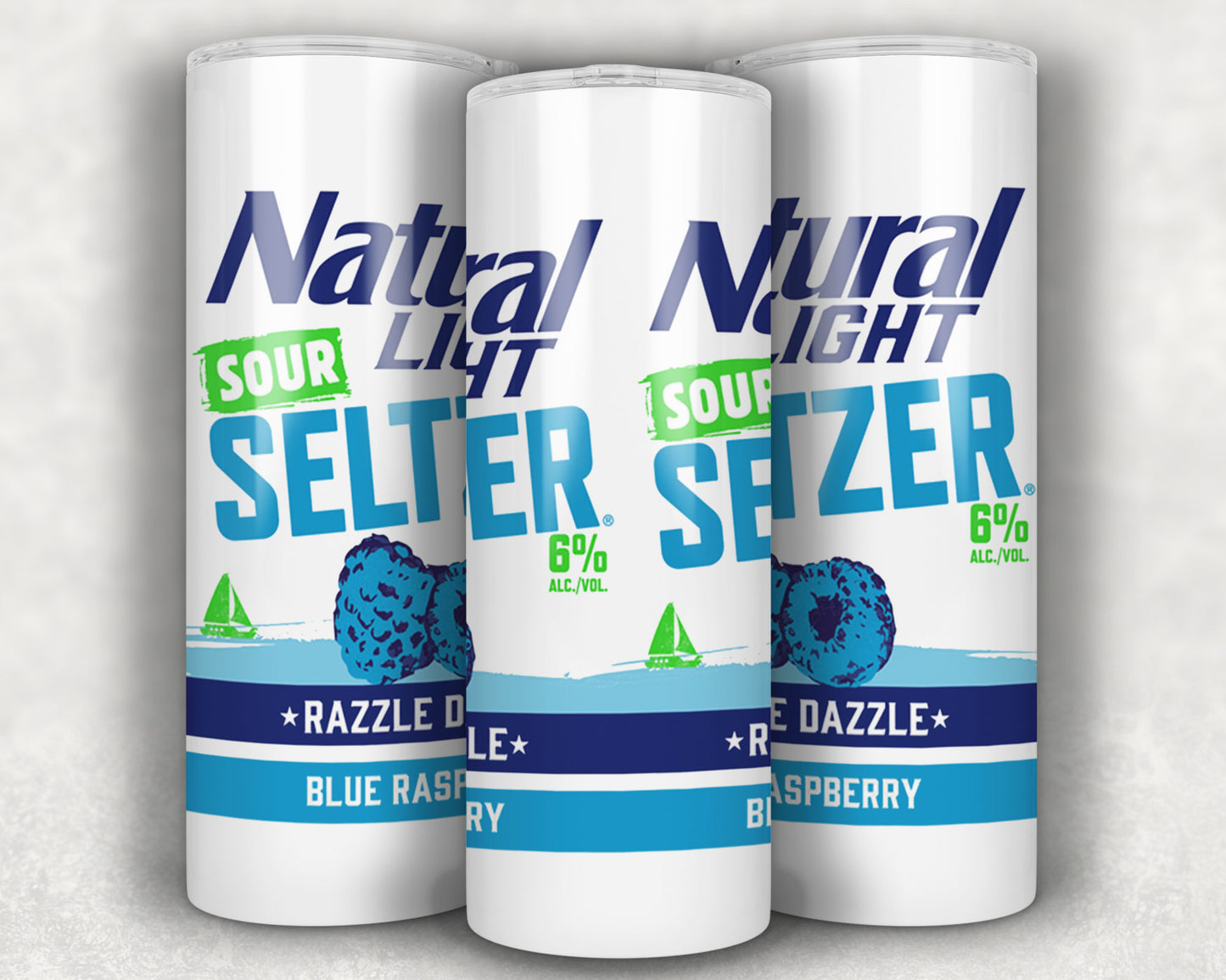 Natural-Light Seltzer - Blue Raspberry